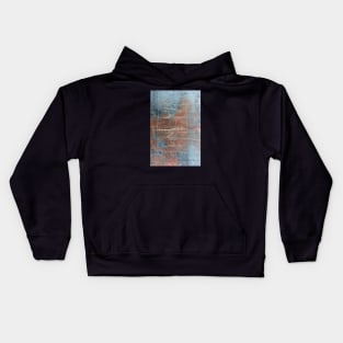 Weathered old rusty texture Kids Hoodie